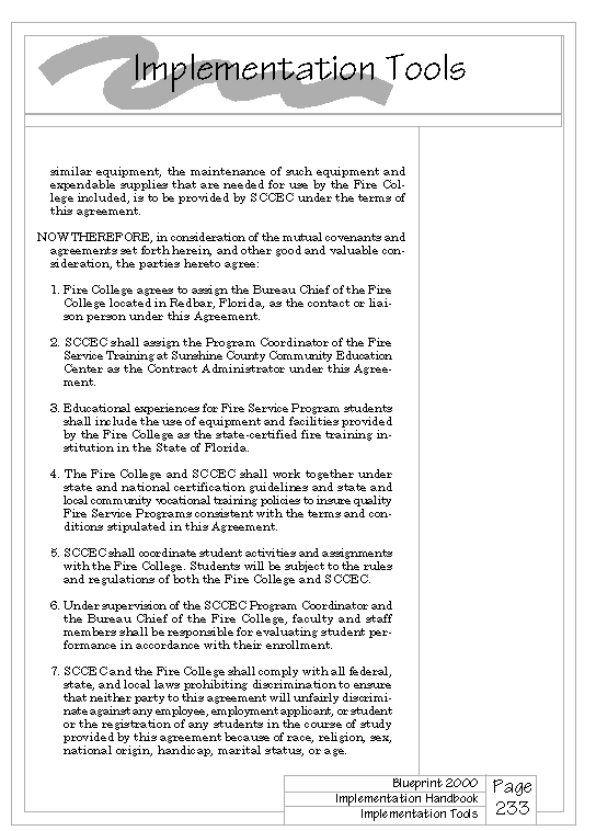 Fire College Agreement page 4