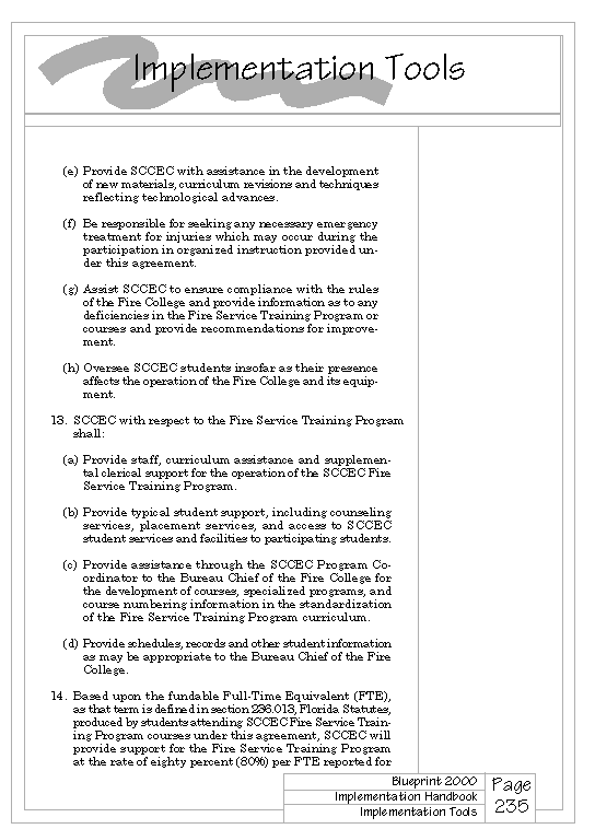 Fire College Agreement page 6