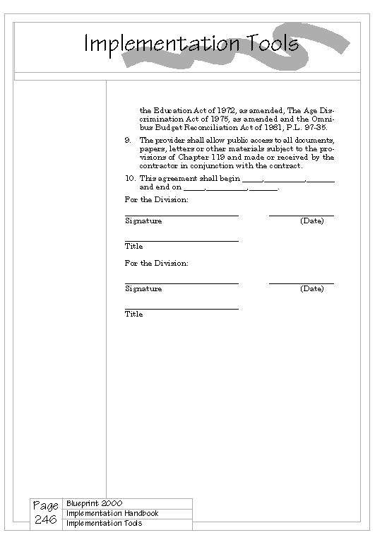 Job Coach Services Agreement page 3