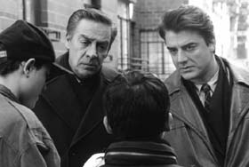 Jerry Orbach and Chris Noth in "Law and Order"