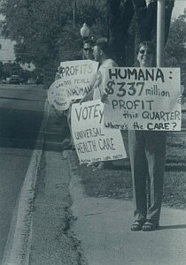 Humana protest