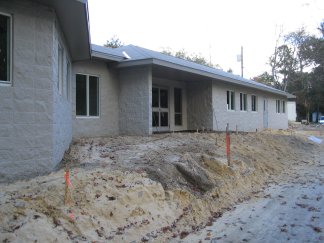 Front of building: December 2005